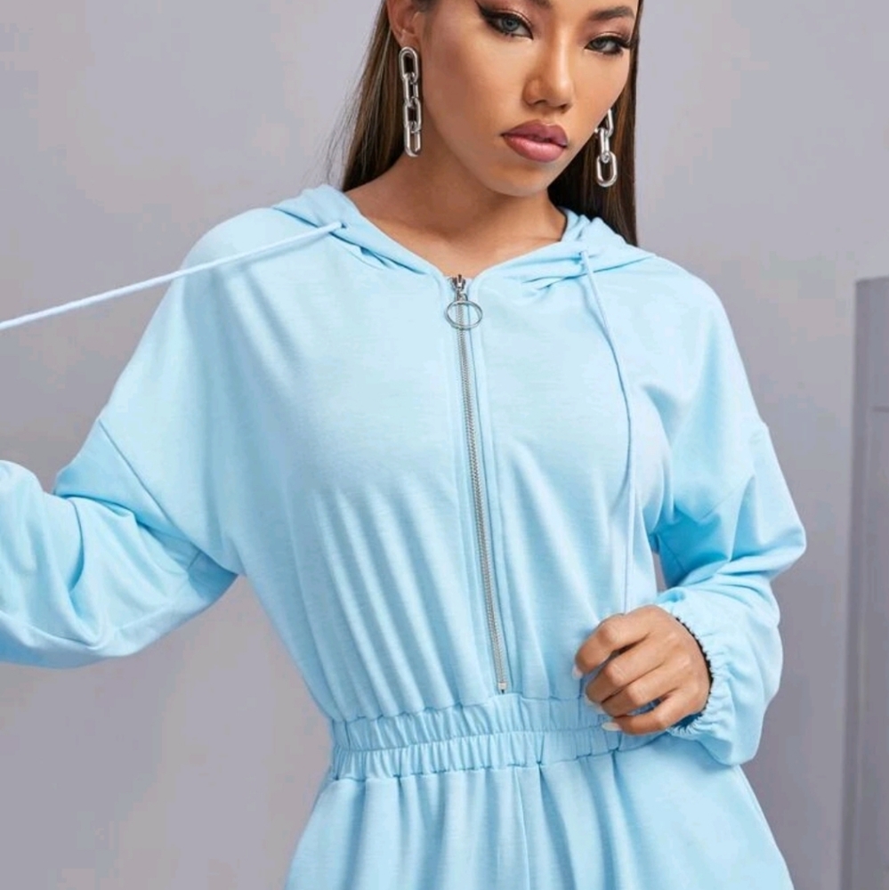 Light blue jumpsuit